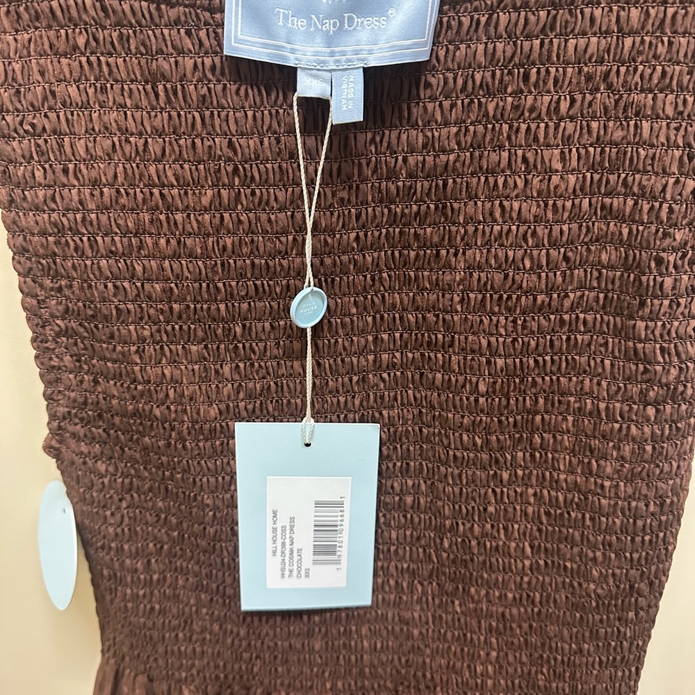 Hill House Cosima Nap Dress Chocolate Brown Midi Dress - Picture 4 of 5